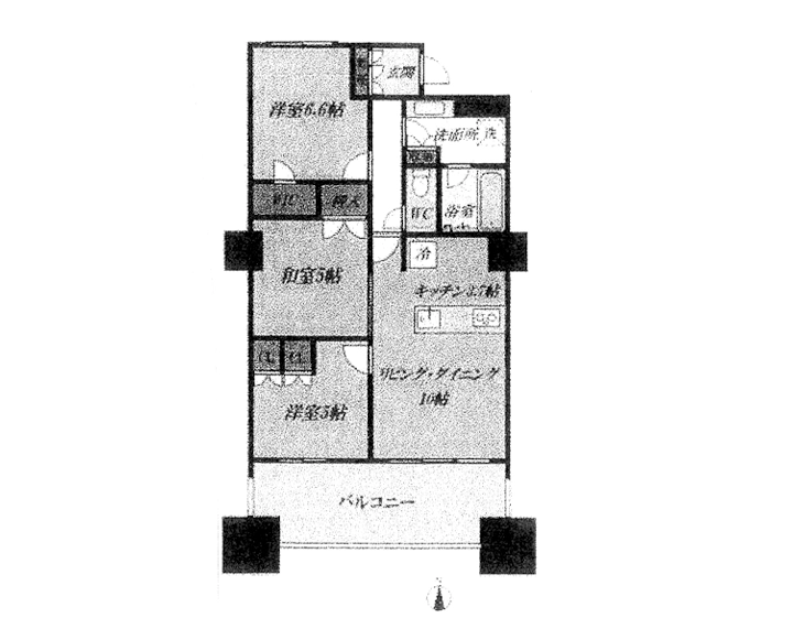 中町（西町北）　間取り